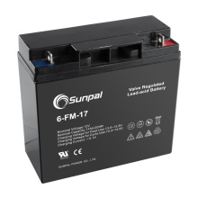 Sunpal AGM Batterie 12 V 17AH 10 Stunden 20 Stunden Tiefe Zyklus Blei Säure Sonnenbatterie